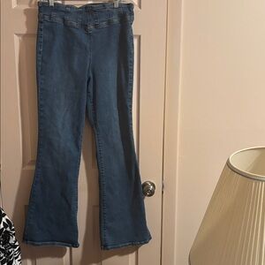 Sofia by Sofia Vergara Flare Jeans in Deep Blue